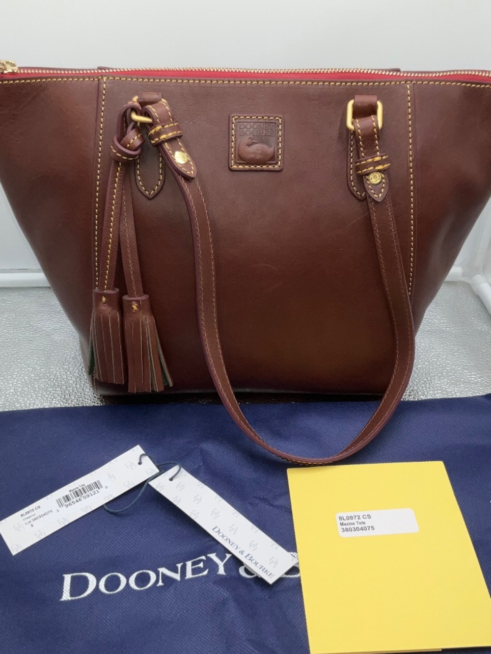 Dooney & Bourke Florentine  Maxine Tote Chestnut Color